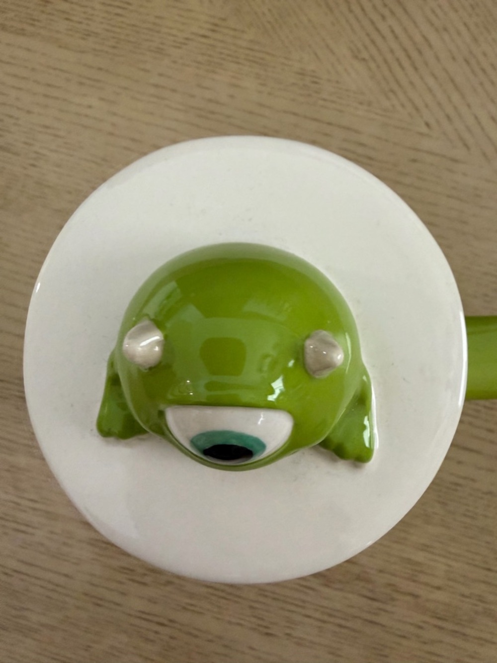 Ceramic mug, Rae Dunn x Disney Pixar Monsters Inc. MIKE Wazowski with character - Picture 3 of 16